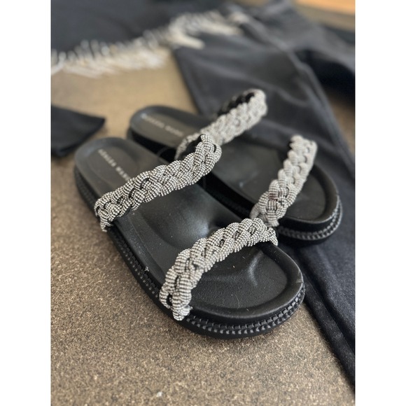 Alexa Wang Nikolina Rhinestone slides - Picture 3 of 8